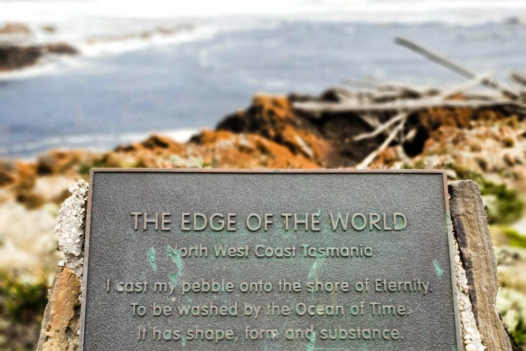 Edge of the World Plaque