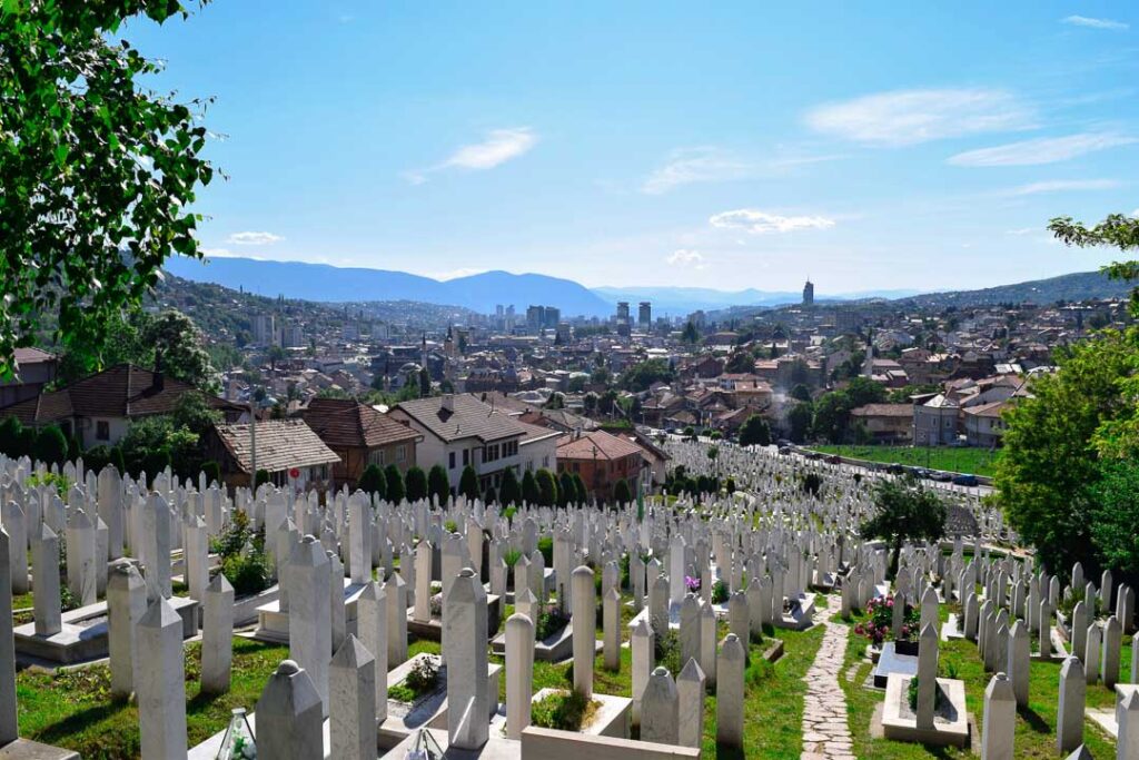 Sehidsko Cemetery, Visiting Sarajevo Bosnia Herzegovina