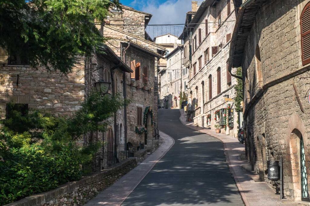 Streets of Assisi Italy