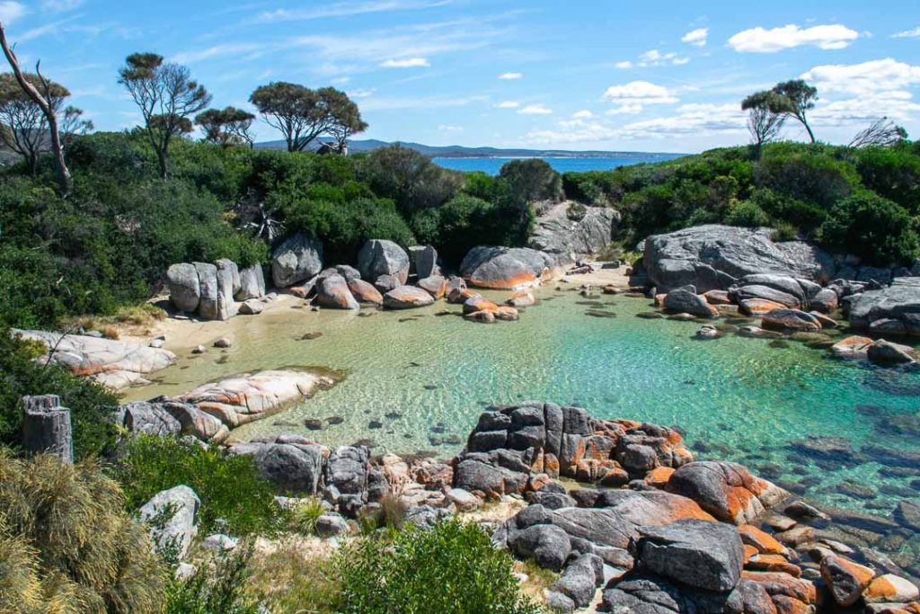 Bay of Fires in Tasmania