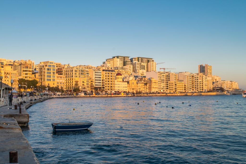 Sliema Sunset, Where to Stay in Malta