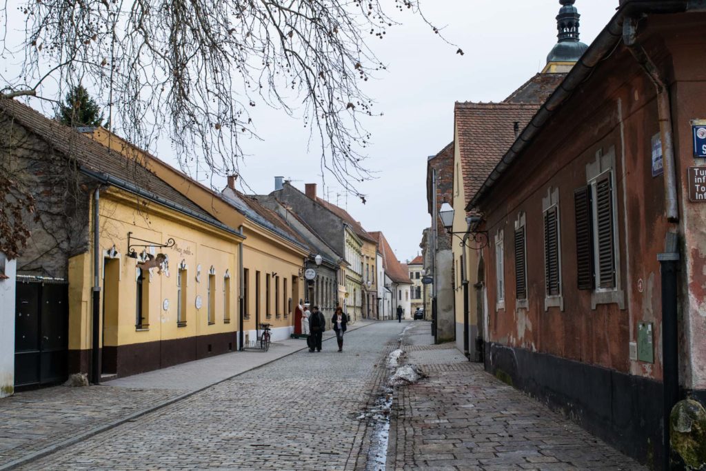 Old Town Streets, Visiting Varazdin Croatia