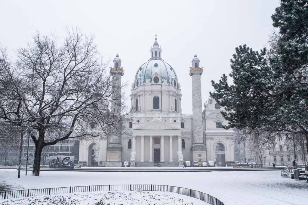 Karlsplatz Winter, When to Visit Vienna