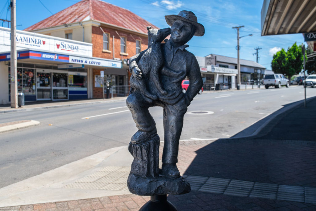 Deloraine Statue