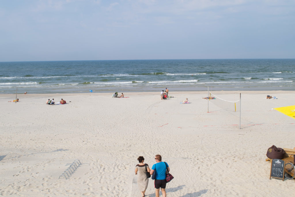 People at Beach Curonian Spit