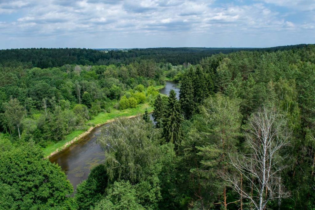 Sventoji River, Sightseeing Anyksciai Lithuania