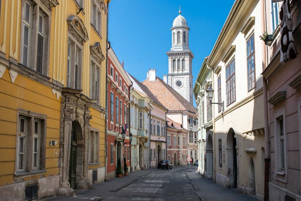 Streets Sopron Hungary