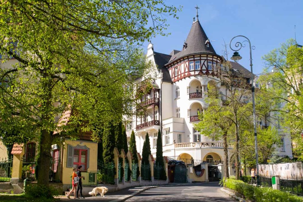 Hillside Villas, Visiting Karlovy Vary Czech Republic