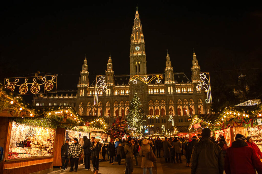 Christmas lights in Vienna