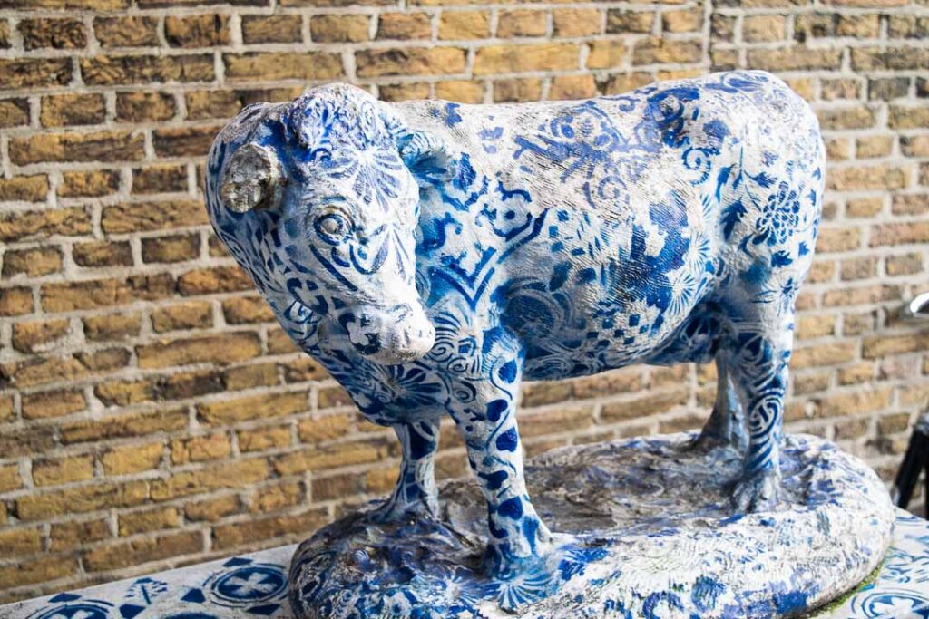 Delft Blue Cow