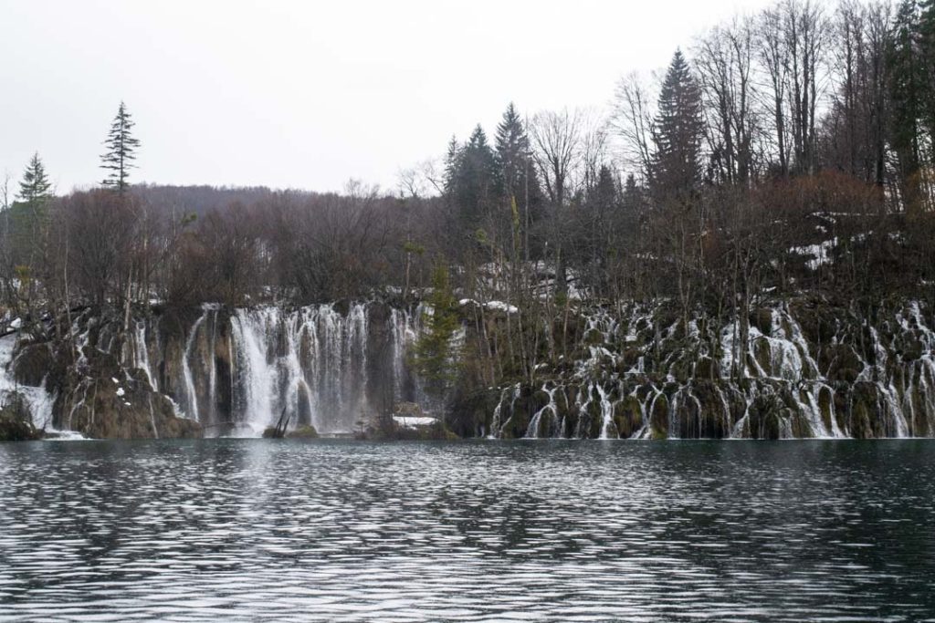 Upper Lakes Falls, Visiting Plitvice Lakes in Winter