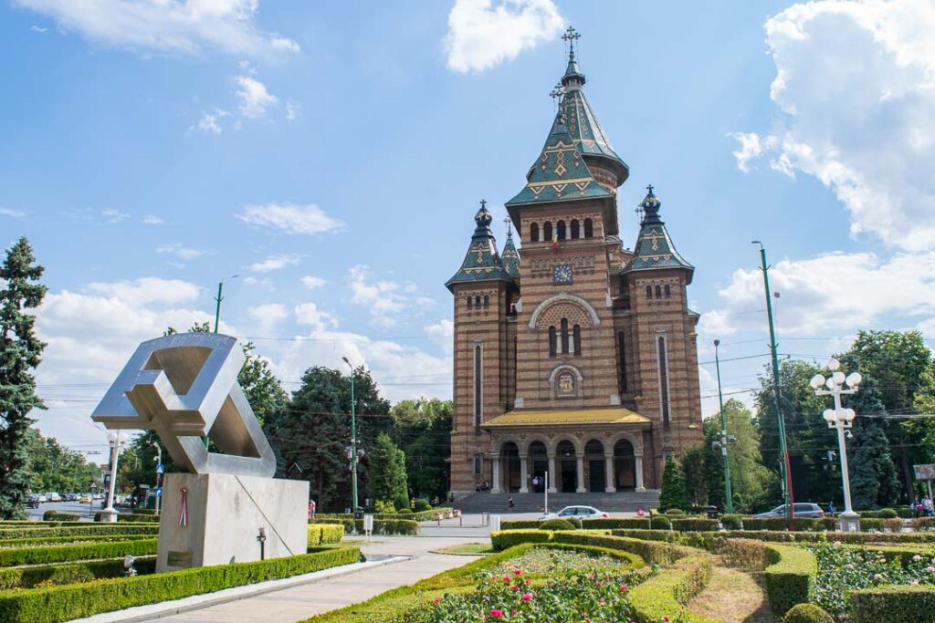 Metropolitan Cathedral in Timisoara Romania