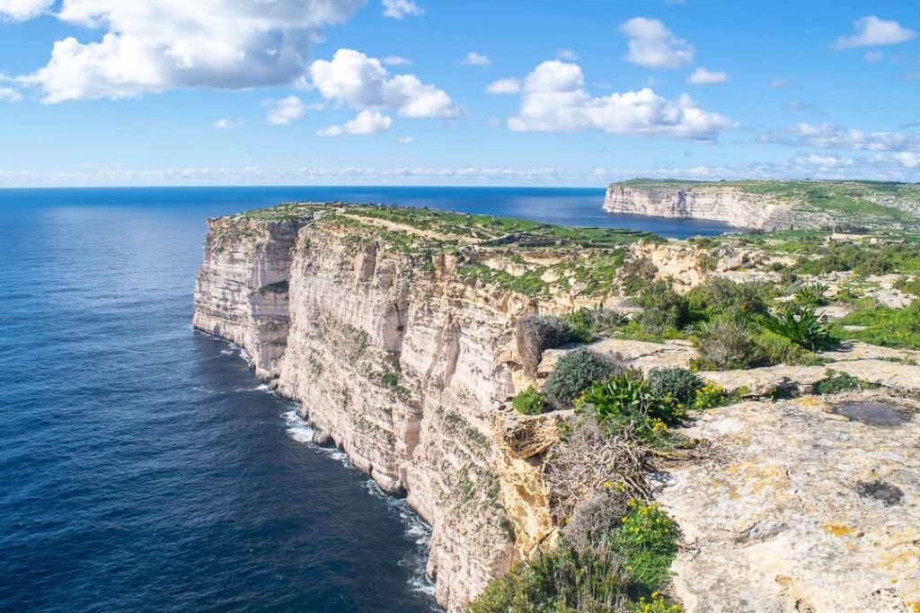 Ta' Cenc Cliffs, Hikes on Gozo