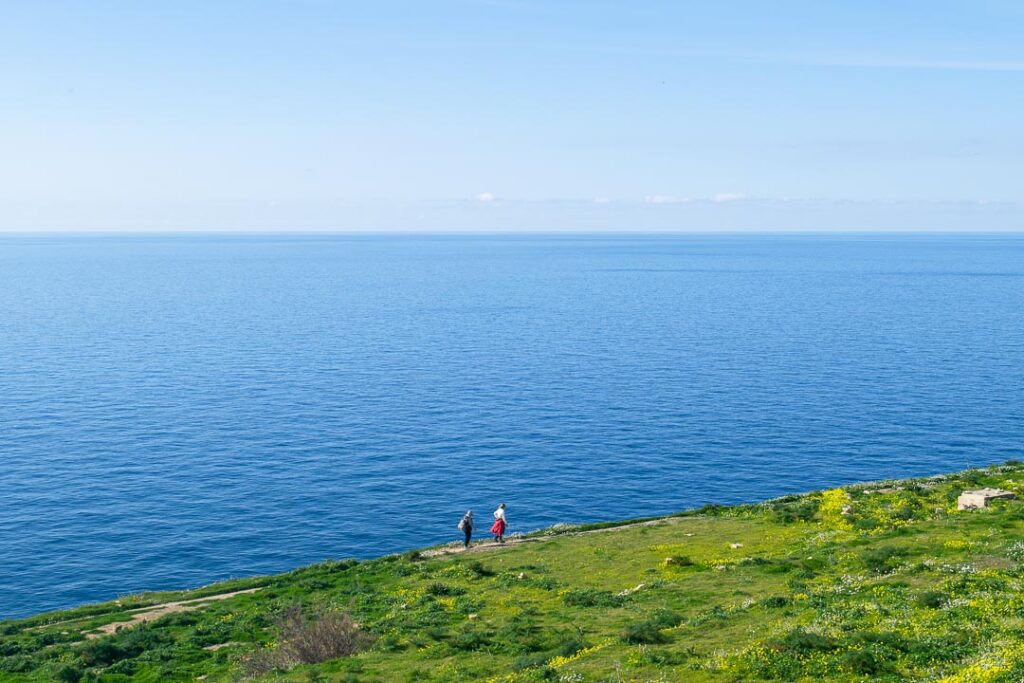 Cliff Walk, Gozo Guide and Winter in Malta