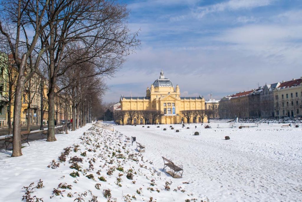 Snowy Zagreb, Visit Croatia in Winter