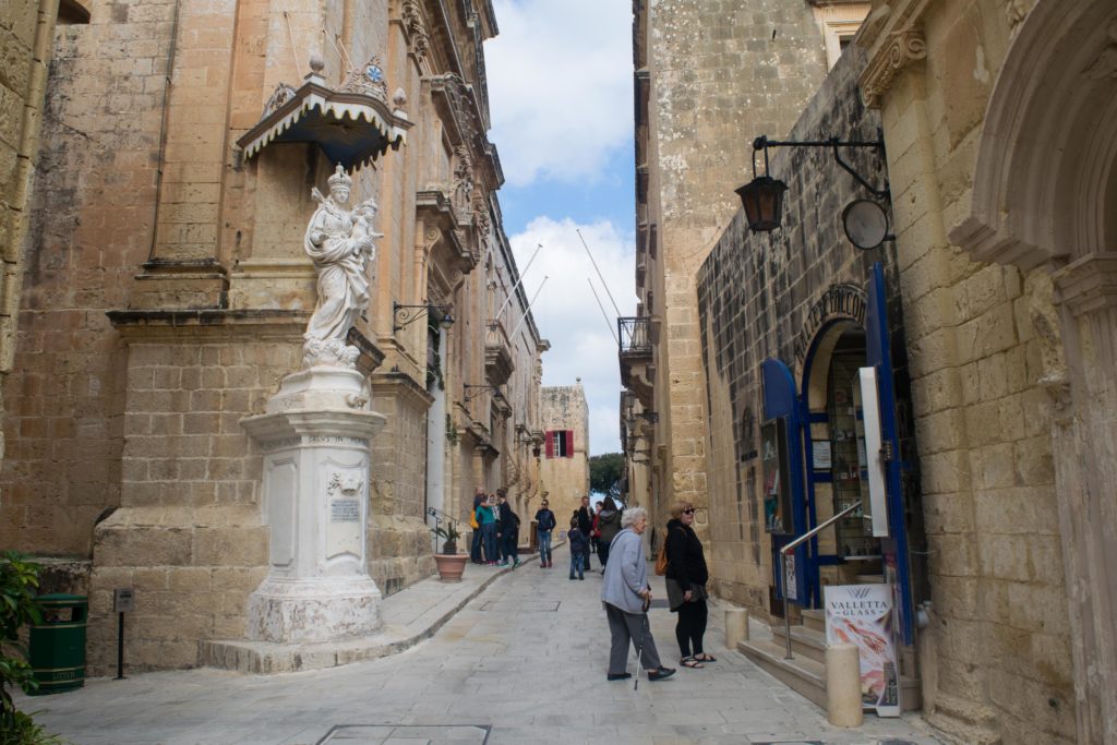 Mdina Streets, Malta in Winter